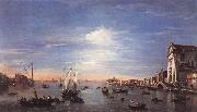 GUARDI, Francesco The Giudecca Canal with the Zattere dgh oil painting artist